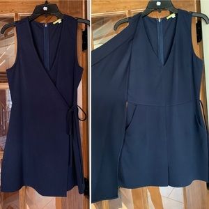 Gianni Bini Navy Blue Romper